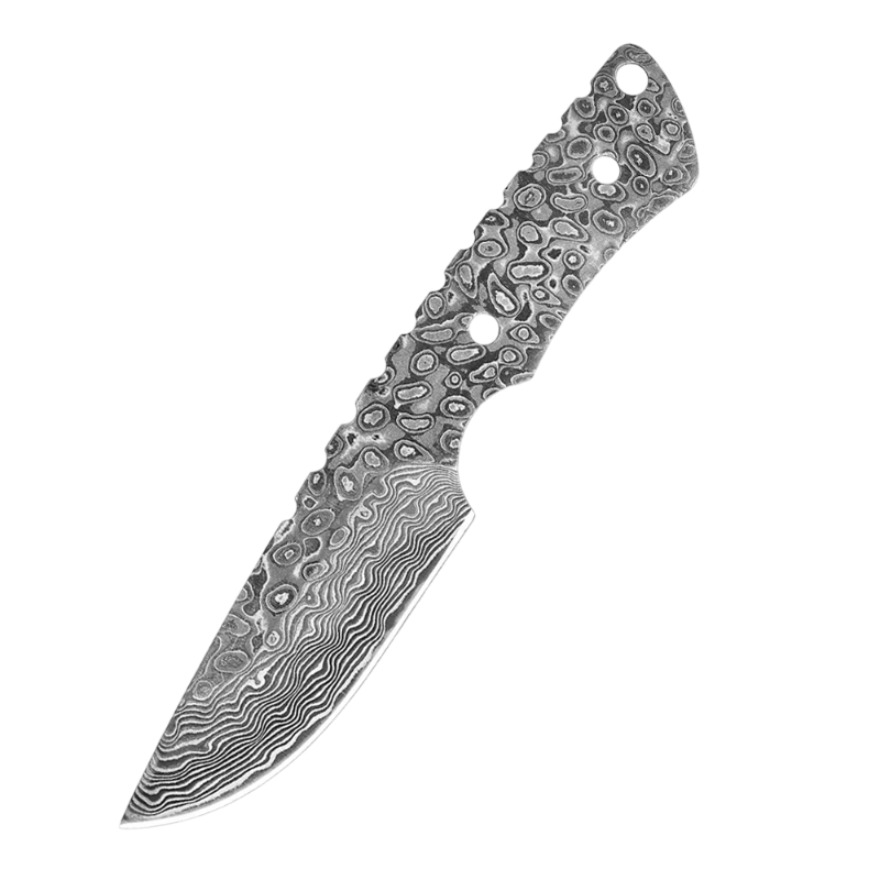 Couteau Droit Damas Lame