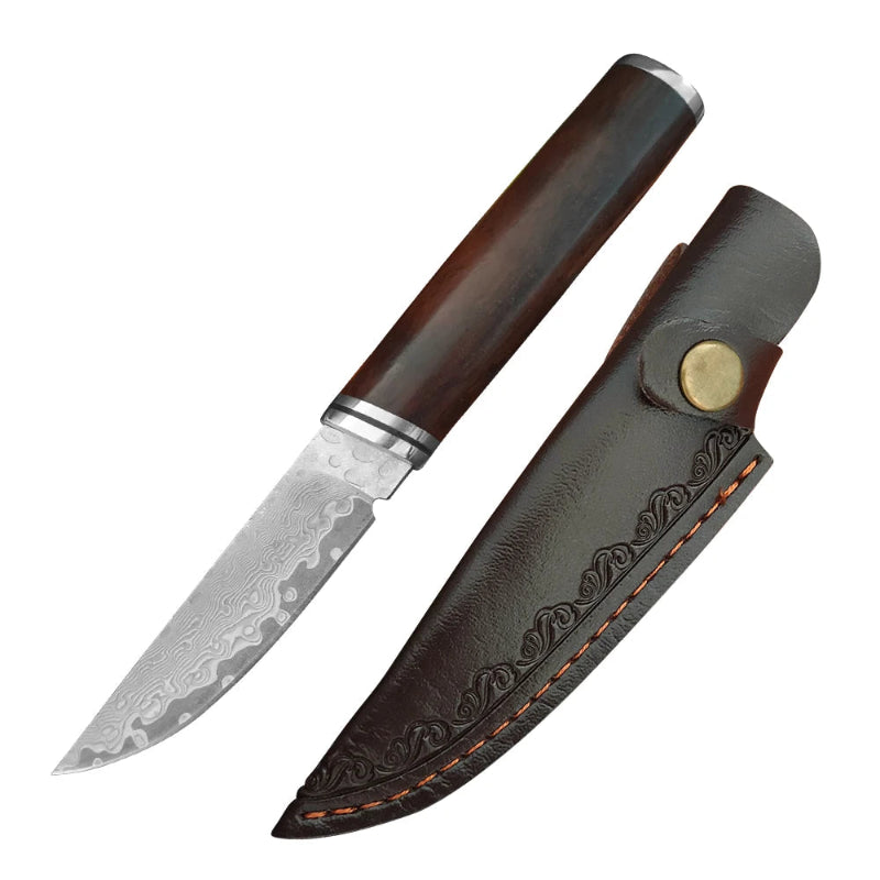 Couteau de Poche Damas Pas Cher Noir