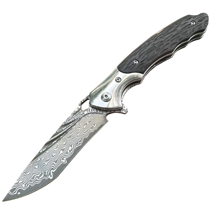 Couteau de Poche Japonais Damas