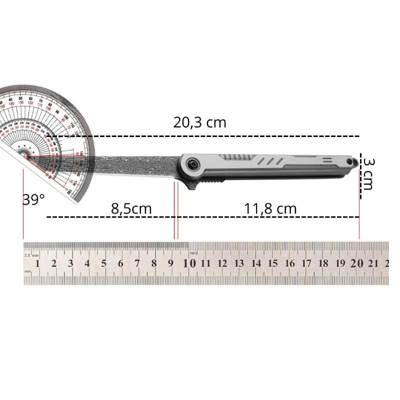 Couteau Tanto Japonais Damas Dimensions