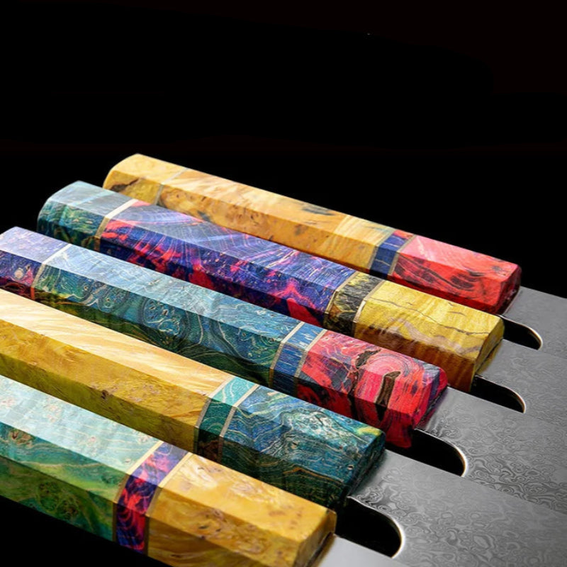 Couteau à Dépecer Lame Damas Manche