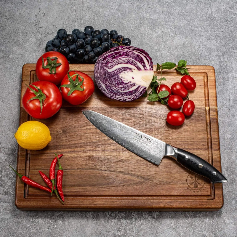 Couteau de Cuisine Damas Pas Cher Présentation