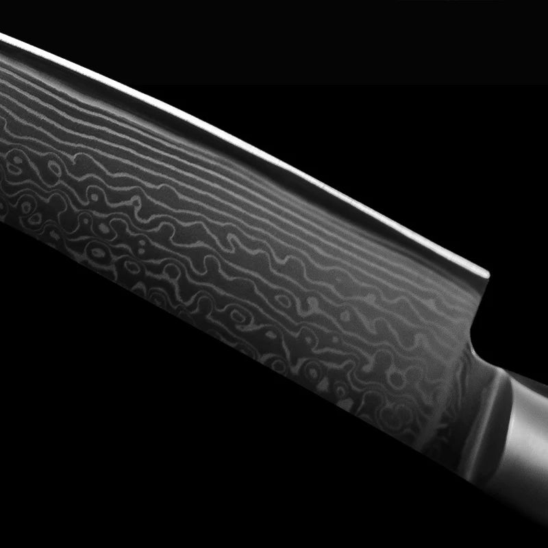 Couteau de Cuisine Forgé Damas Lame 