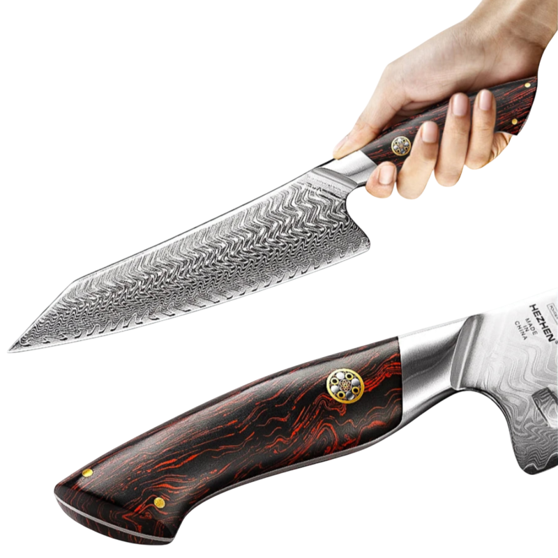 Couteau Damas 512 couches Détails