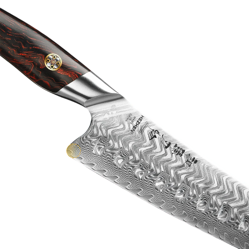 Couteau Damas 512 couches Lame Manche