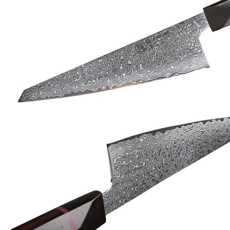 Couteau Forgé Damas Lame