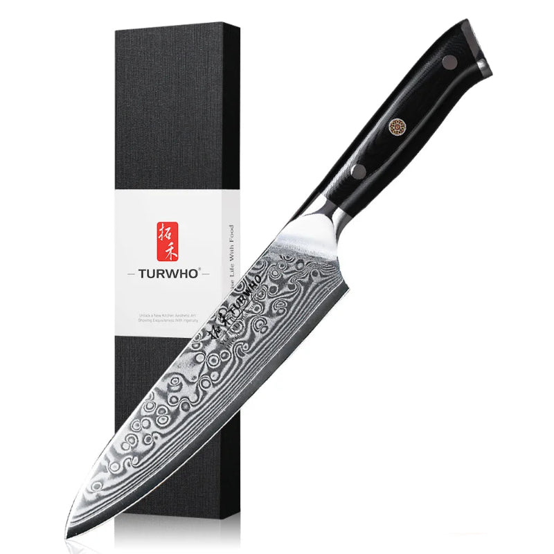 Couteau Français Damas Boîte