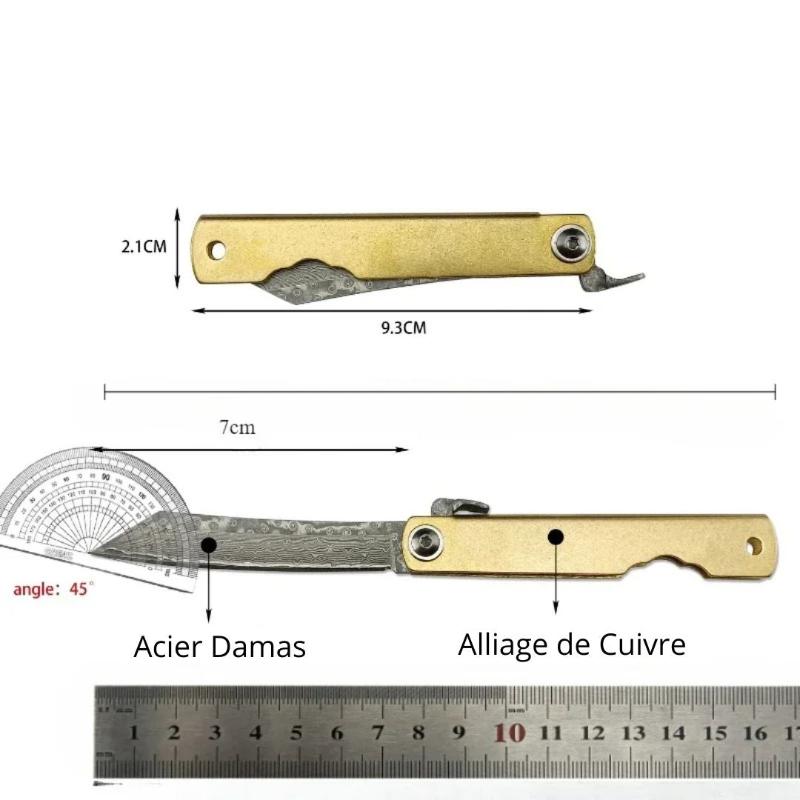 Couteau Japonais Damas Pas Cher Dimensions