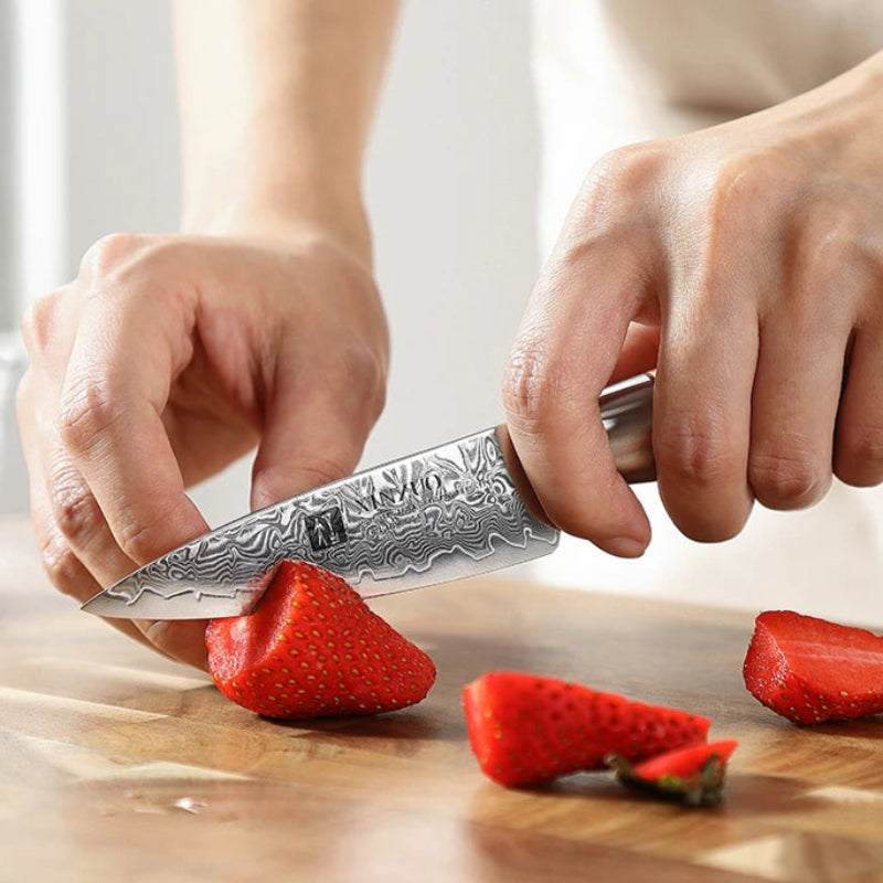 Couteau d'Office Japonais Damas Découpe