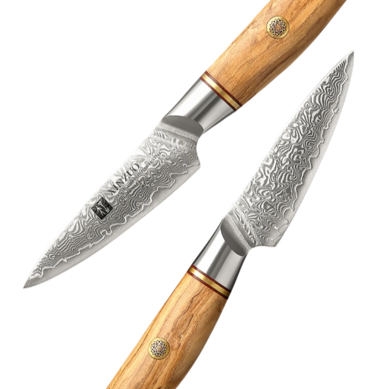 Couteau d'Office Japonais Damas Détails