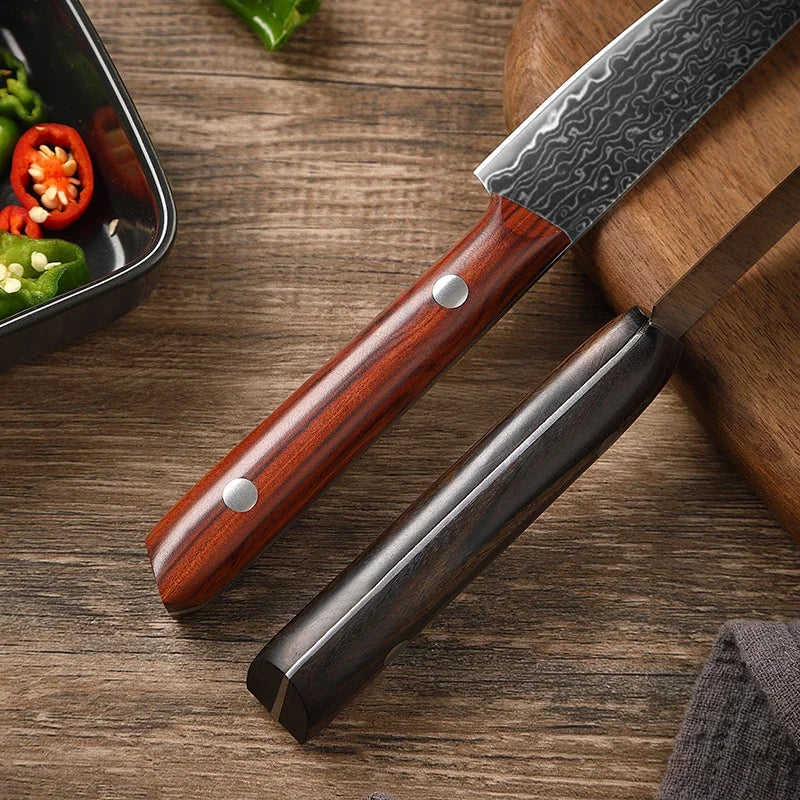 Couteau d'Office avec Lame Damas Manche 