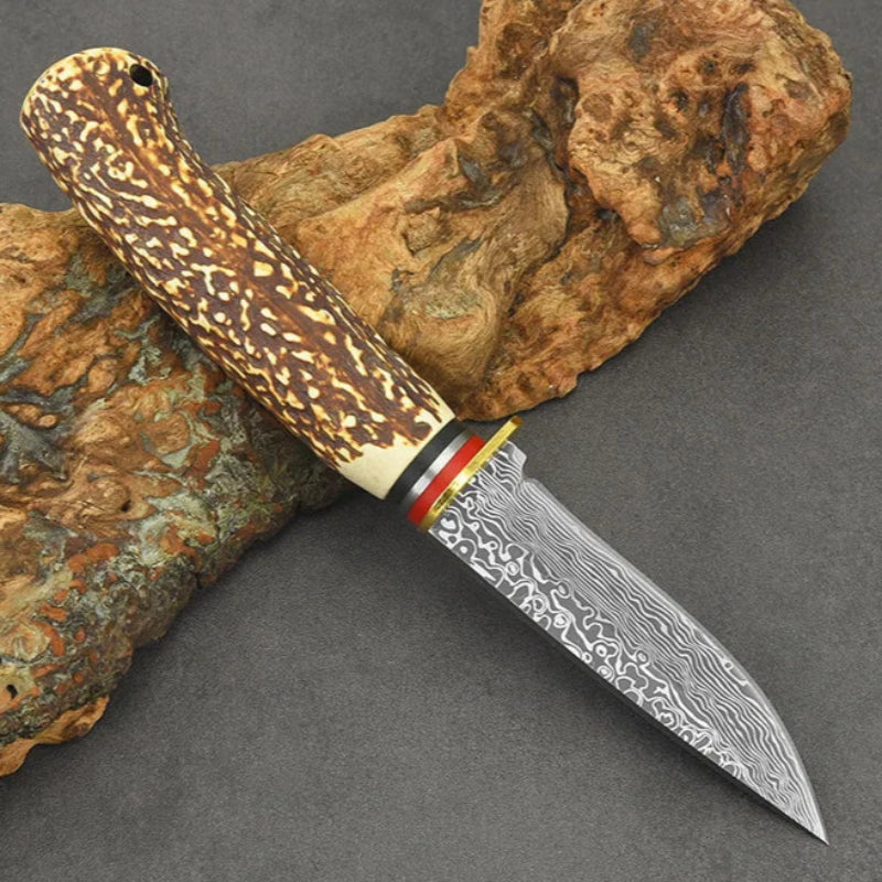 Couteau de Poche Lame Damas Présentation