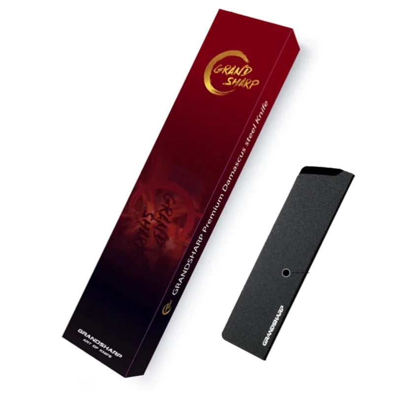 Couteau Santoku Lame Damas Boîte