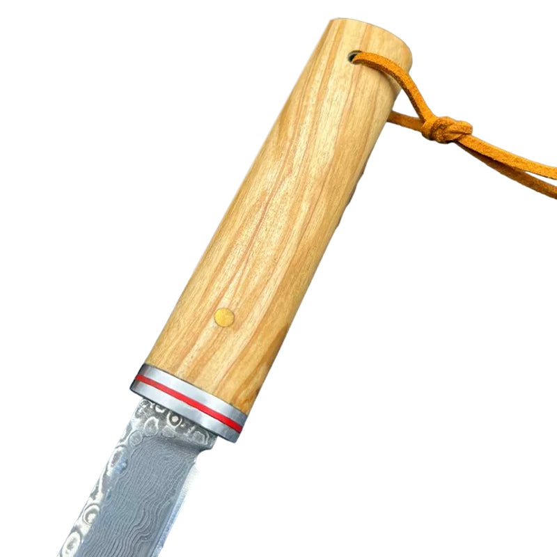 Couteau Tanto Japonais Lame Damas Manche