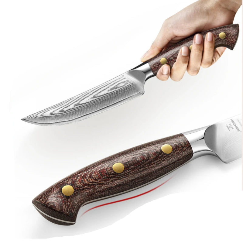 Couteaux à steak avec Lame de Damas Détails