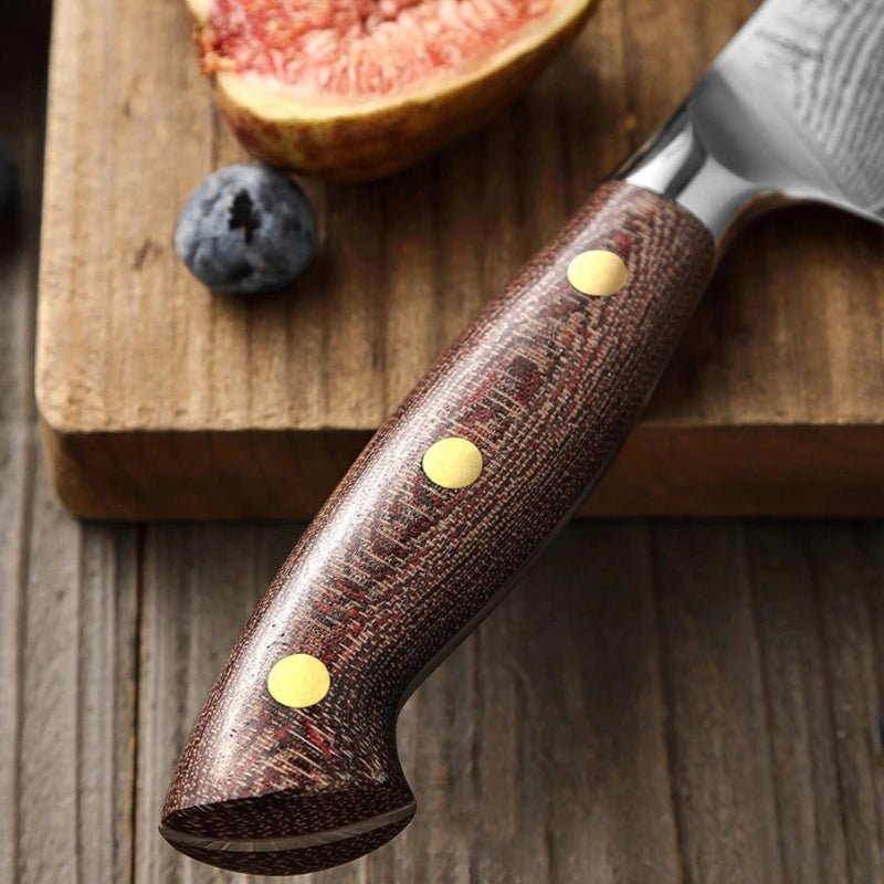 Couteaux à steak avec Lame de Damas Manche