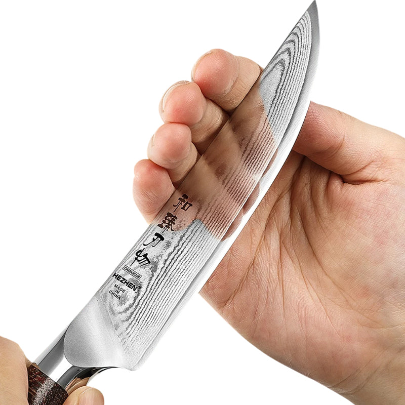 Couteaux à steak avec Lame de Damas Reflet