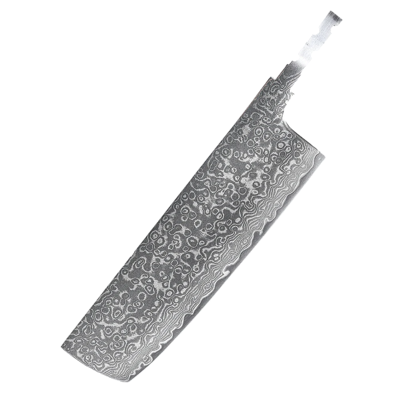 Lame Seule de Couteau Damas Nakiri