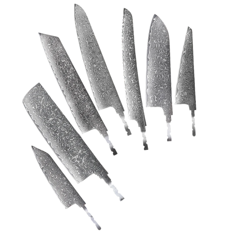 Lame Seule de Couteau Damas Présentation