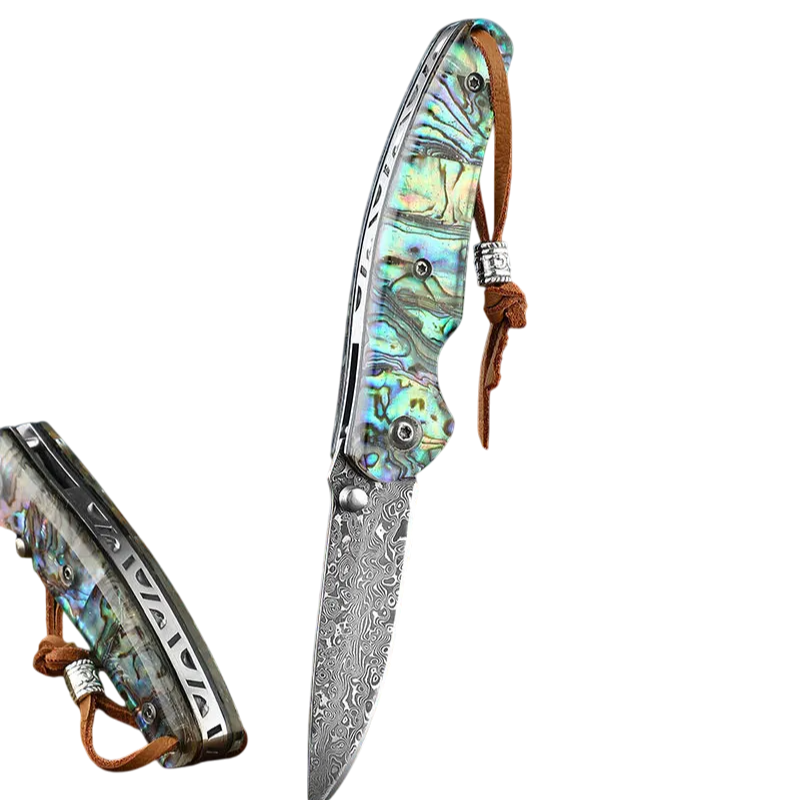 Vrai Couteau Damas Détails