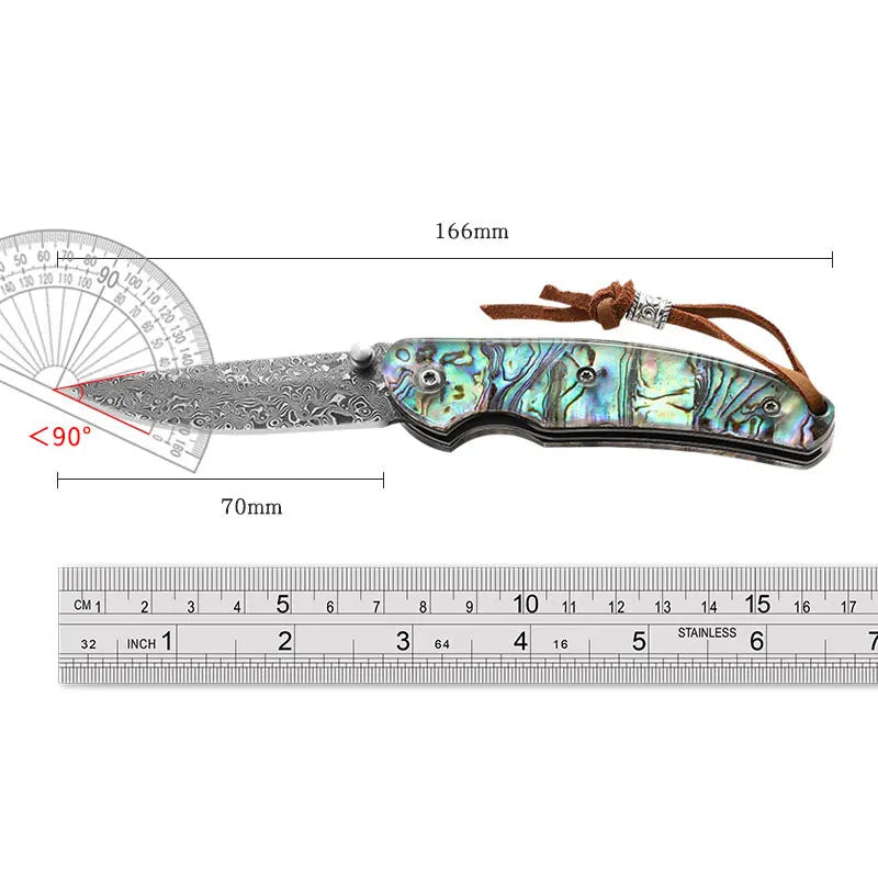 Vrai Couteau Damas Dimensions